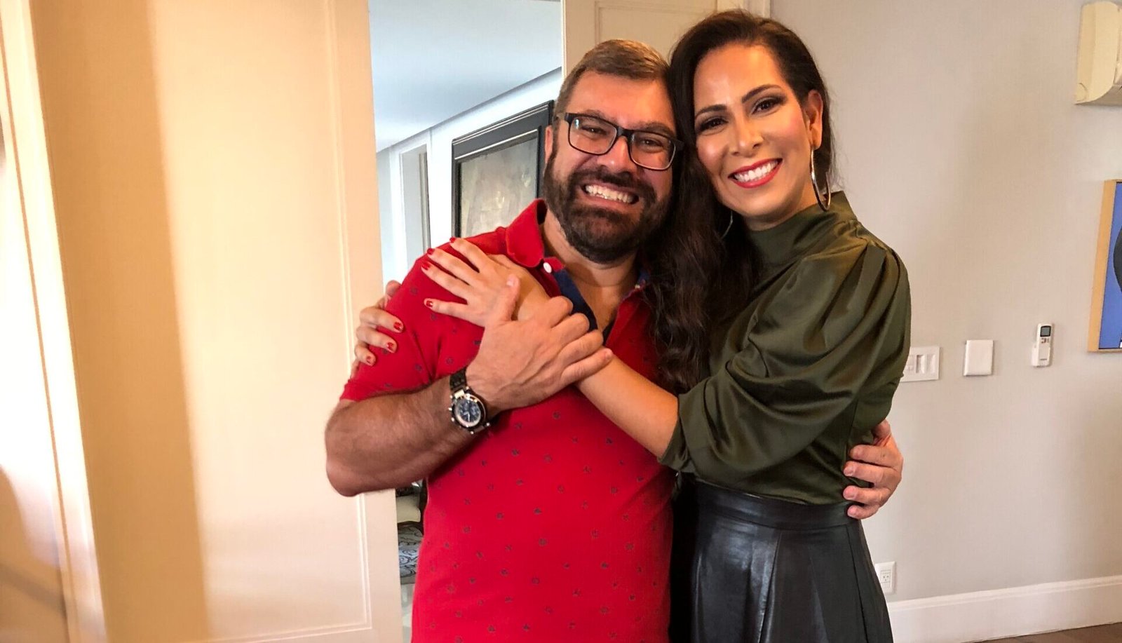 Marcelo Camargo e Michele Muniz (Foto: Divulgação)