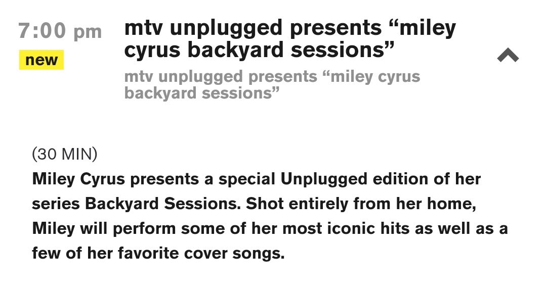 MTV fará exibição do especial "Backyard Sessions" de Miley Cyrus