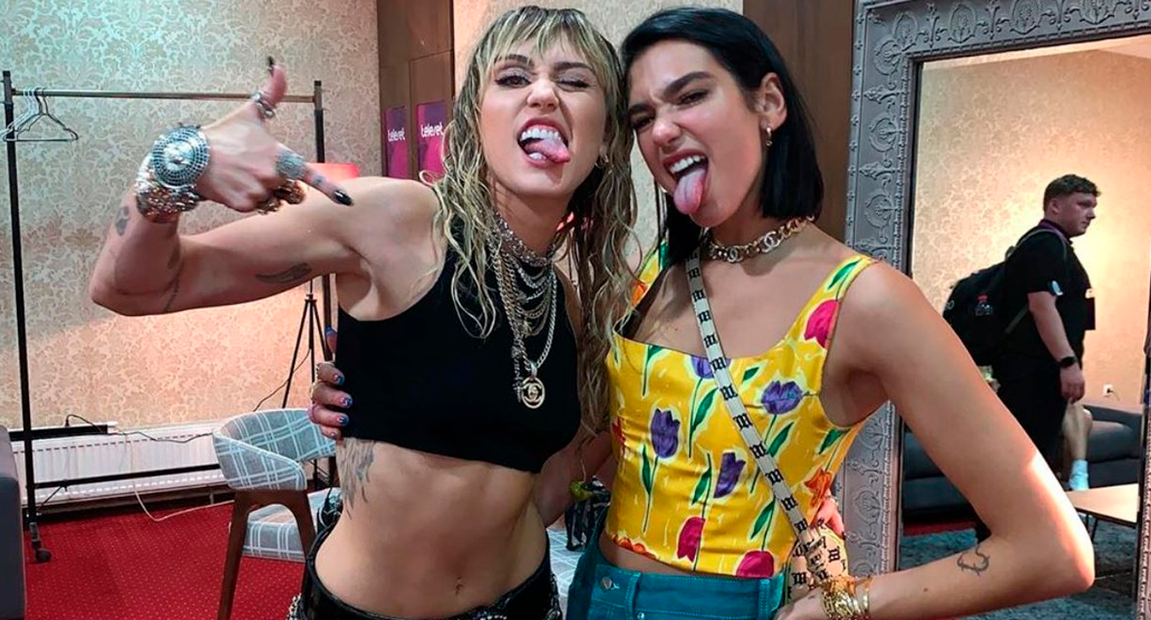 miley cyrus e dua lipa