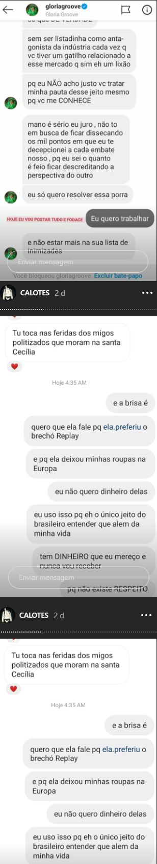 Estilista afirma que foi explorado por Linn da Quebrada, Urias, Pabllo Vittar, Glória Groove: "pior patroa"