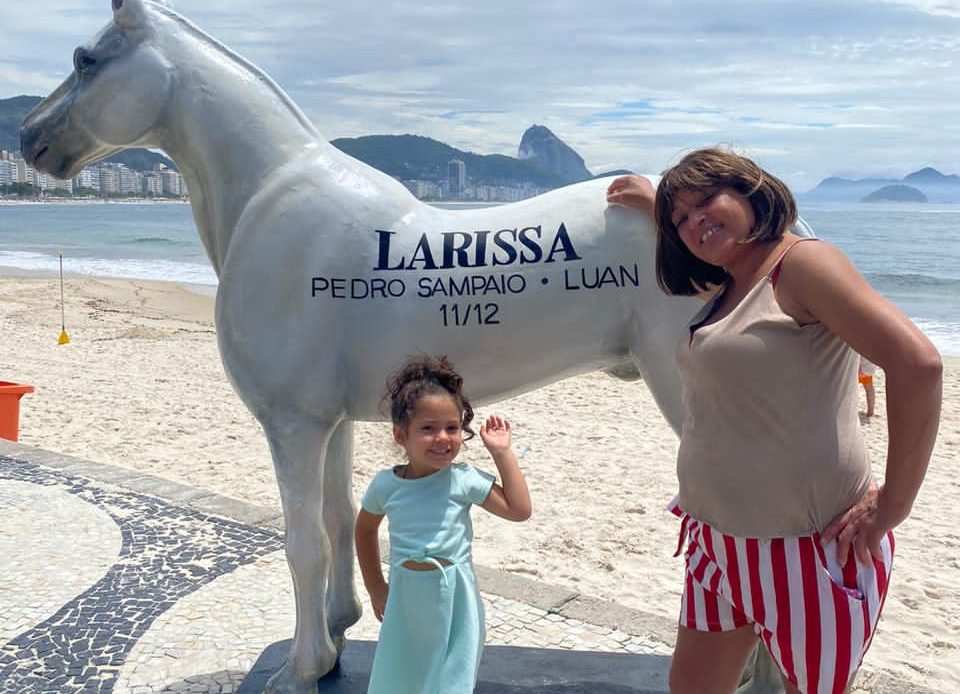 Cavalo para divulgação de "Larissa", de Pedro Sampaio 