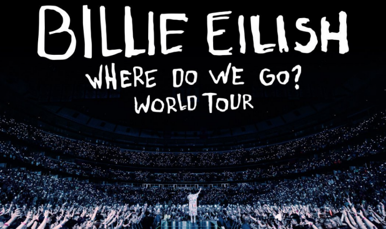 Cartaz da turnê de Billie Eilish "Where Do We Go"