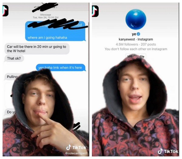 Novo caso! Maquiador revela detalhes de suposto affair com Kanye West 47 Maquiador fala de suposto affair com Kanye West (Foto: TikTok)
