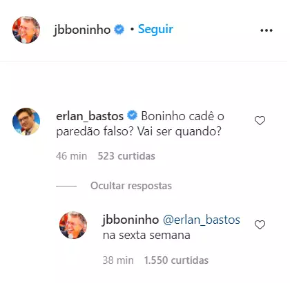 boninho paredão falso