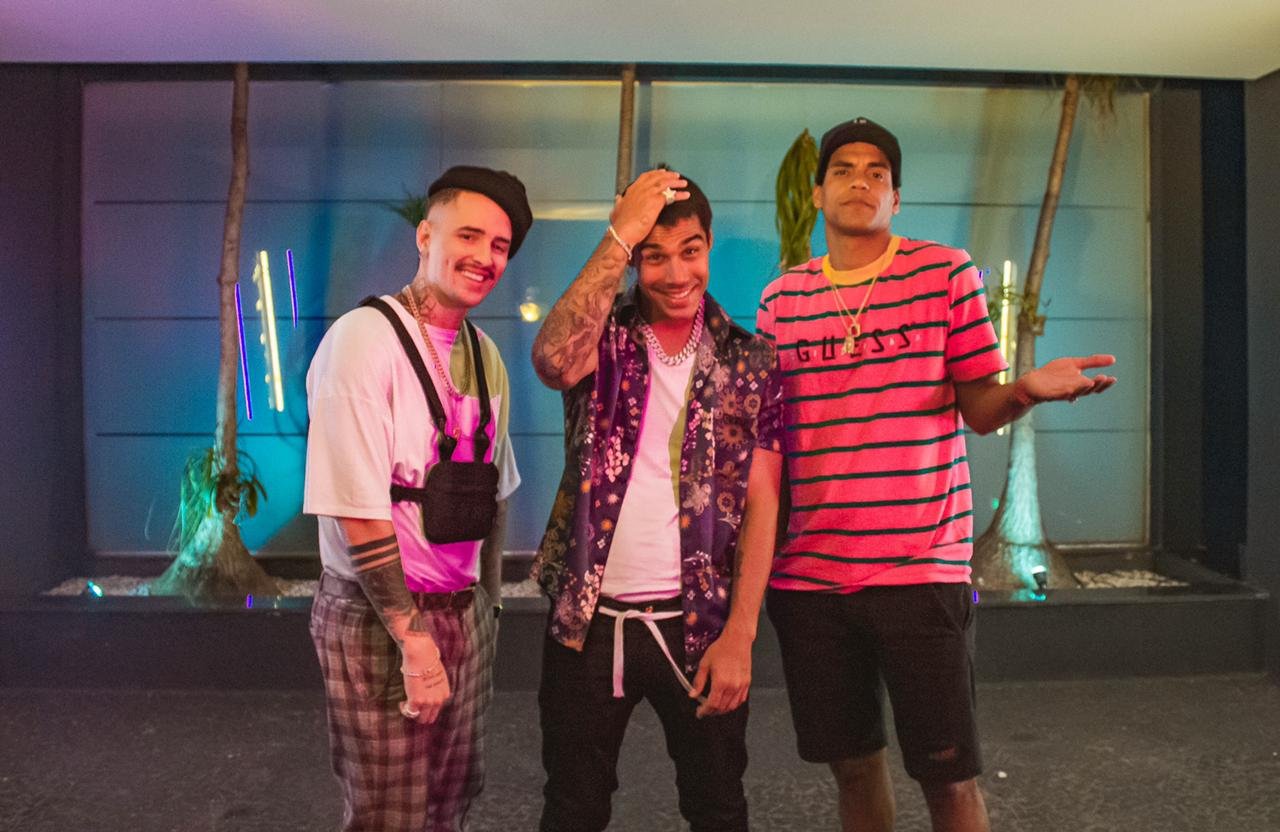 Caique Gama, Marcelo Mello Jr, Micael (Foto: Divulgação)