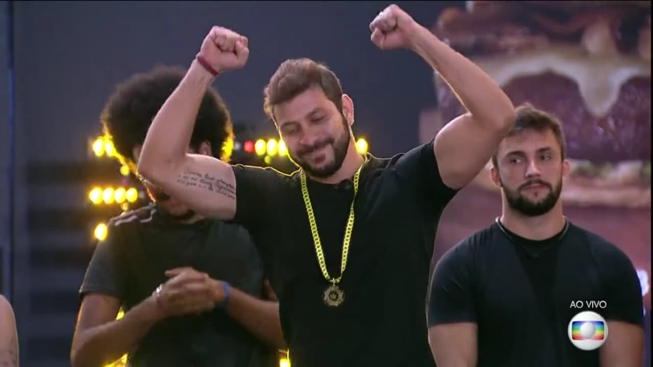 Caio é o novo líder do BBB21 - Imagem: TV Globo