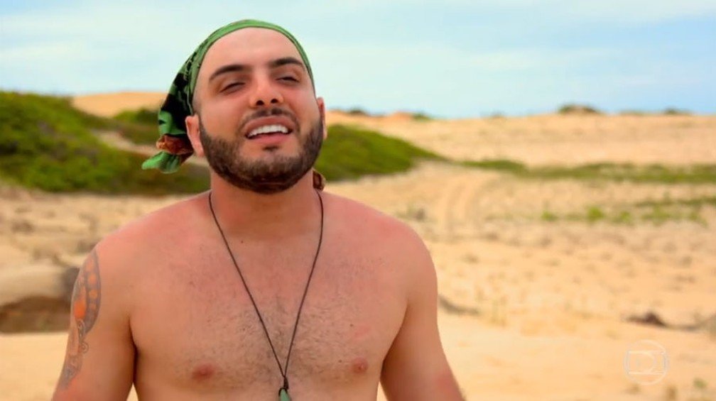 Mahmoud no 'No Limite' — Foto: Reprodução/Globo