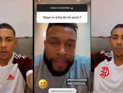 Imagem do post: VÍDEO | MC Poze esculacha Nego Di e dispara: “mexeu com o psicopata do funk”