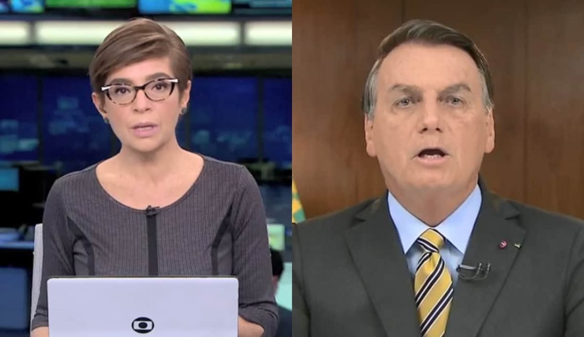 Renata Lo Prete jornal da globo depena bolsonaro