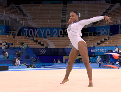 Imagem do post: Ginasta brasileira se apresenta ao som de “Baile de Favela” nos Jogos Olímpicos de Tóquio