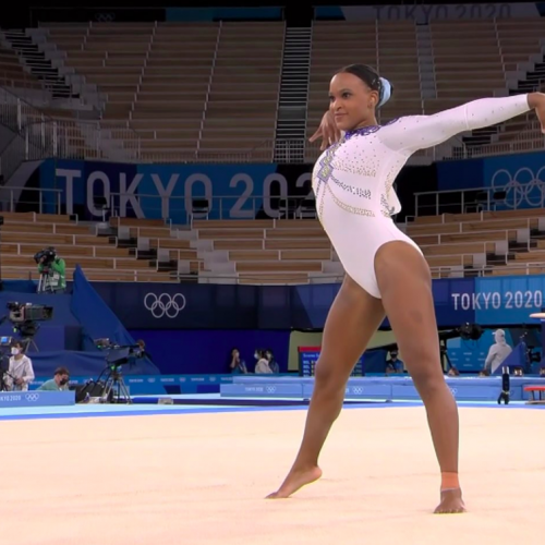 Imagem do post: Ginasta brasileira se apresenta ao som de “Baile de Favela” nos Jogos Olímpicos de Tóquio