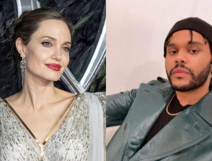 Imagem do post: The Weeknd sugere em música que está namorando Angelina Jolie