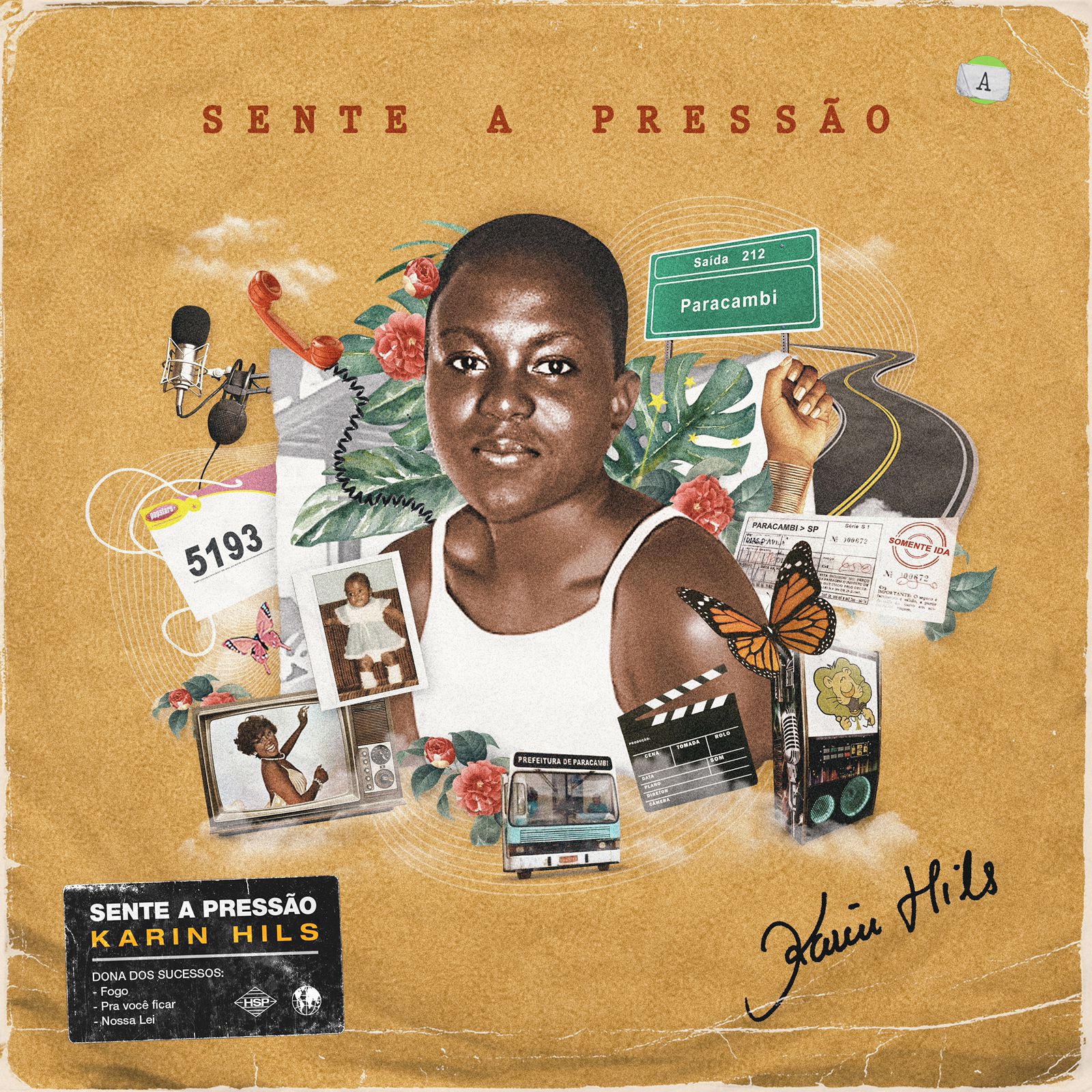 Karin Hils revela capa de seu quarto single, "Sente A Pressão"