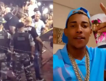 Imagem do post: Polícia invade o palco e interrompe show MC Poze em Belém