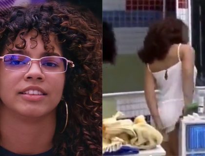 Imagem do post: BBB22: Maria faz xixi no chão do banheiro e repercute na web