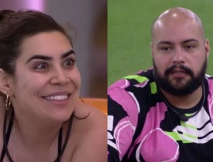 Imagem do post: BBB22: Naiara Azevedo debocha ao soltar pum na cara de Tiago: “Não senti”; assista