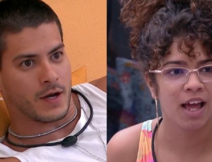 Imagem do post: BBB22: Equipes de Arthur e Maria trocam farpas nas redes sociais: “Não sai correndo”