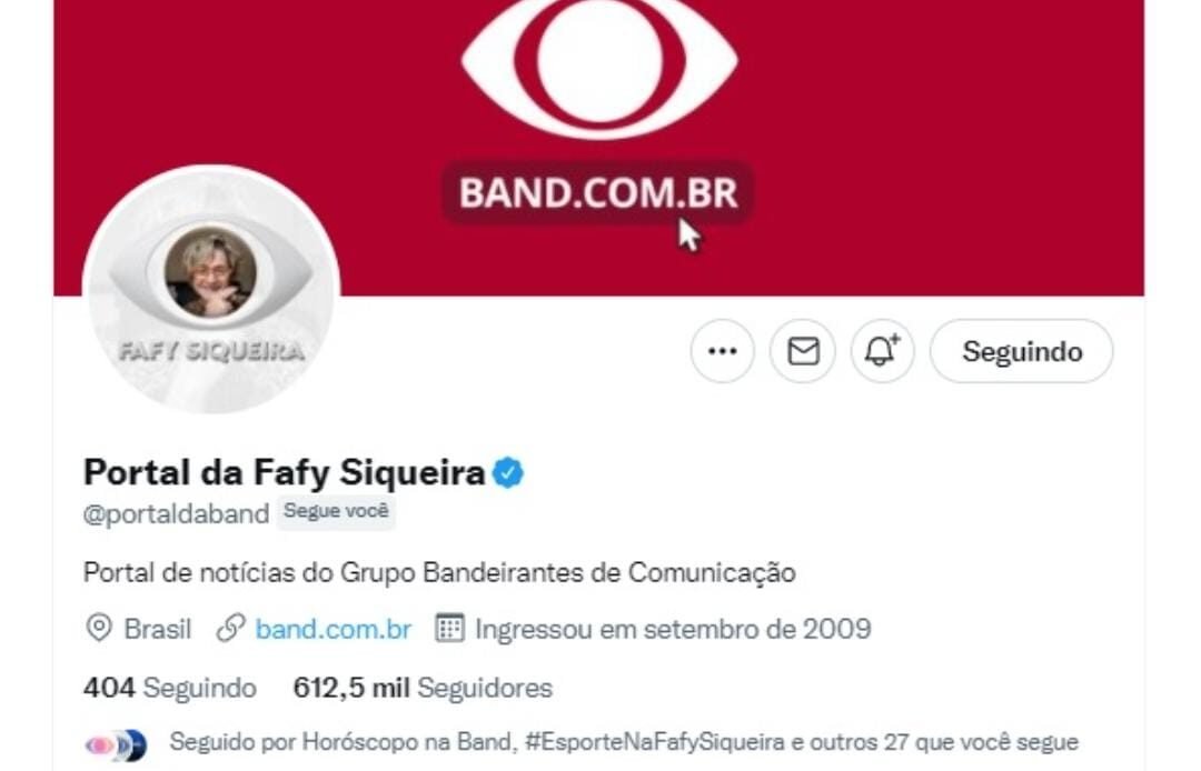 Band com novo nome? Emissora brinca com meme