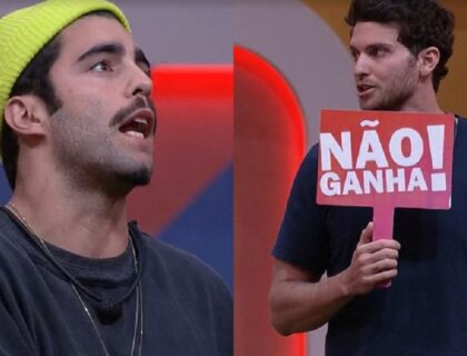 Imagem do post: BBB22: Pedro Scooby ‘maceta’ Lucas ao vivo e chama brother de fofoqueiro: “Muito feio”