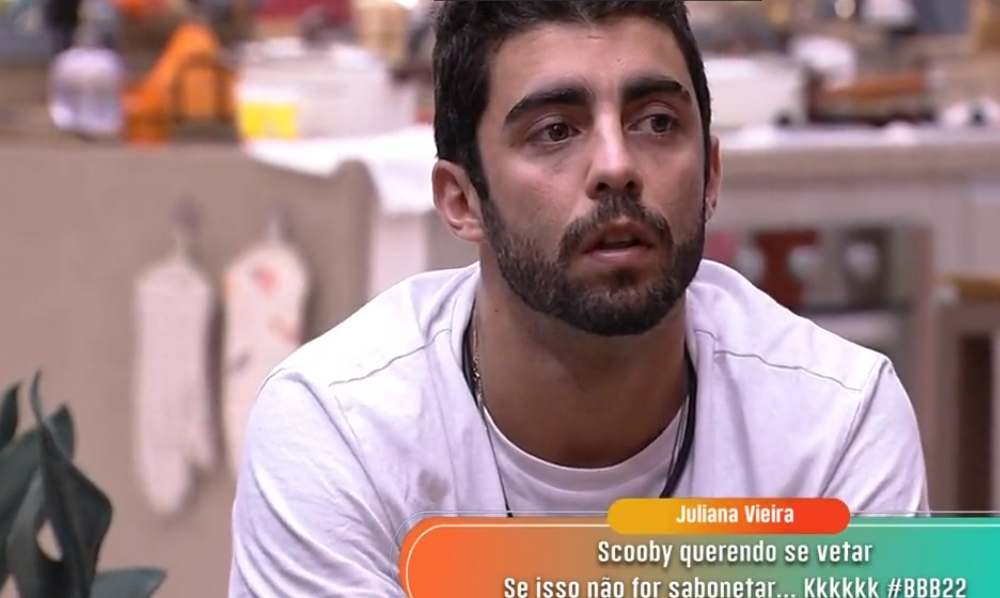 BBB22: Ao vivo! Pedro Scooby leva esporro de Tadeu Schmidt por querer se auto vetar da Prova do Líder; veja vídeo