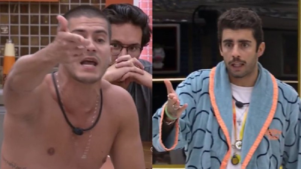 BBB22: Pedro Scooby e Arthur Aguiar brigam feio, trocam xingamentos e clima pesa: “Tá putinh*?”; veja vídeo