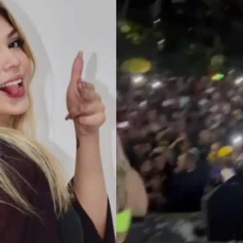 Imagem do post: Público ignora MC Melody durante show, vídeo viraliza e cantora se defende: “Serão engolidos pelo meu sucesso”; assista