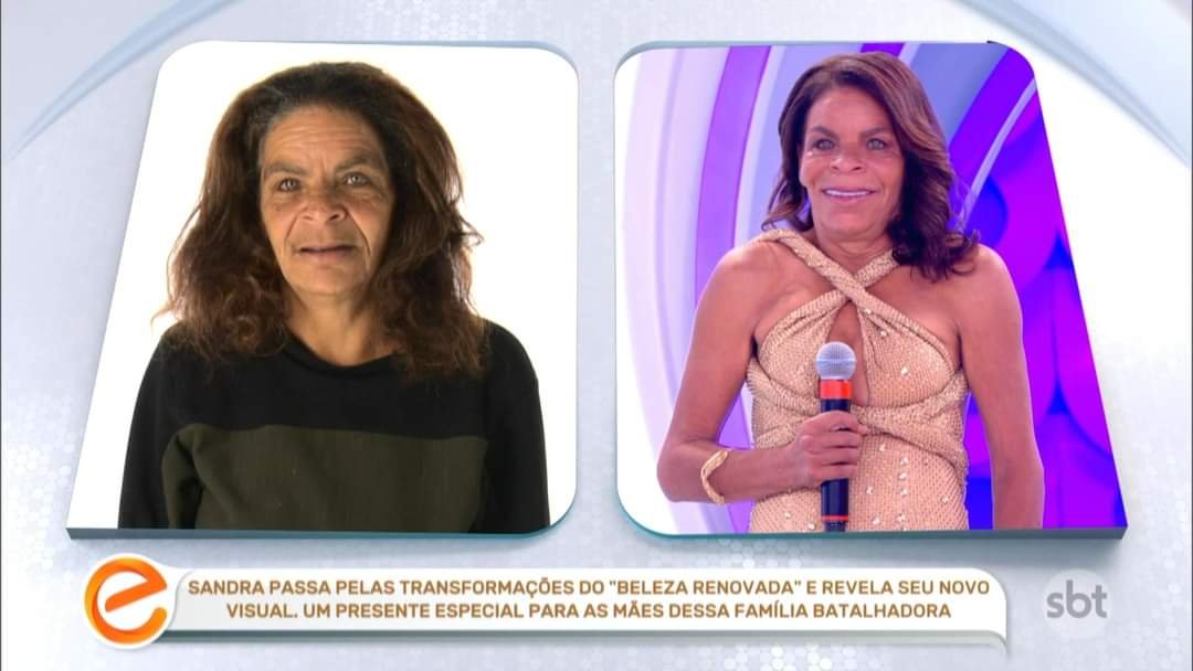 Mulher ganha transformação no SBT e vira piada na internet