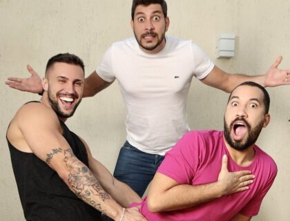 Imagem do post: HotBoys? Gil do Vigor, Arthur Picoli e Caio Afiune posam em clima de produção +18: “Cachorrada”; veja fotos