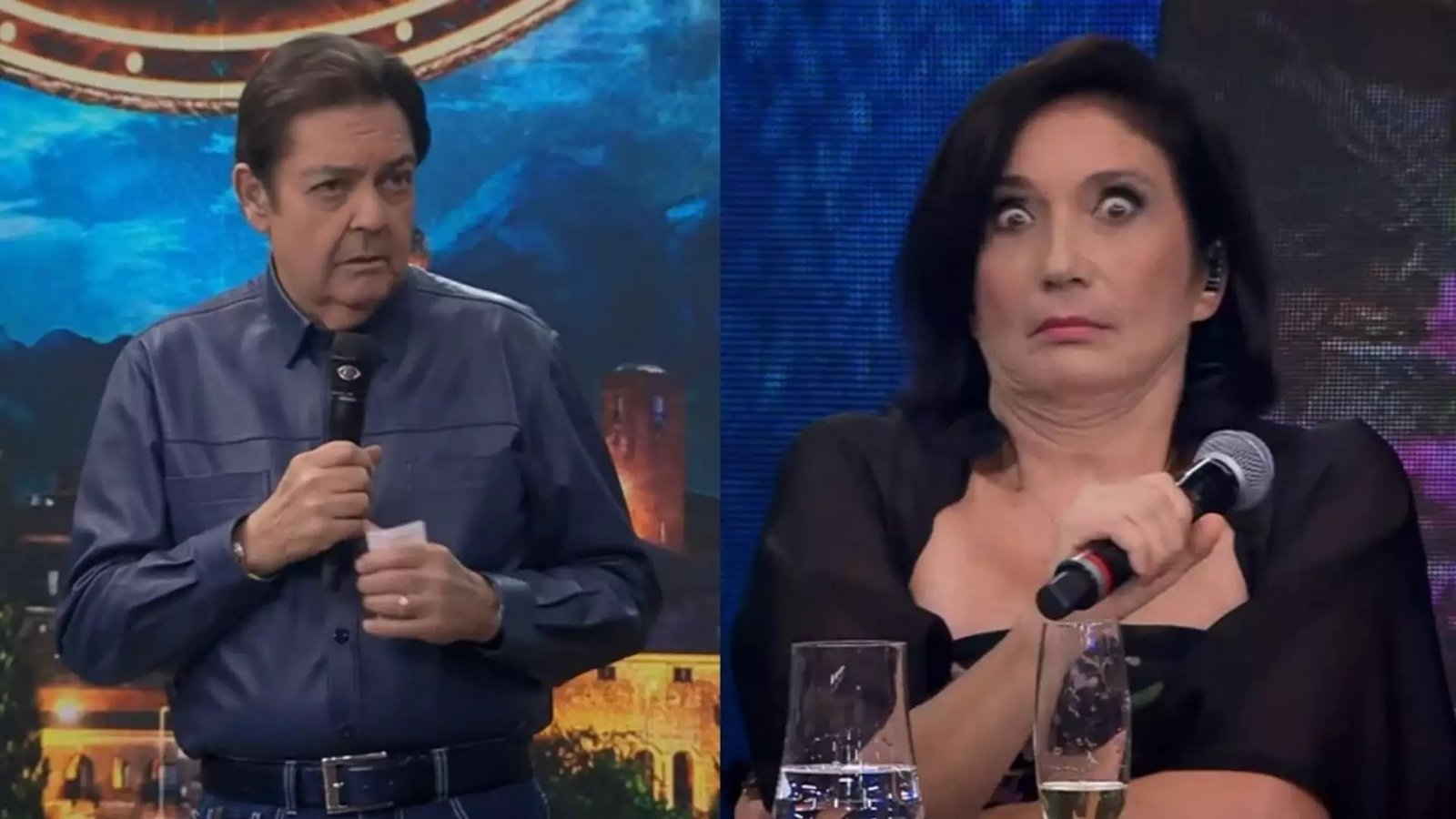 faustao grita ao vivo