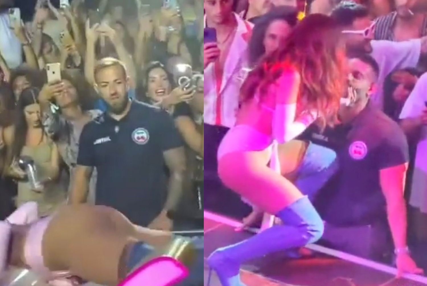 anitta nega beijo segurança