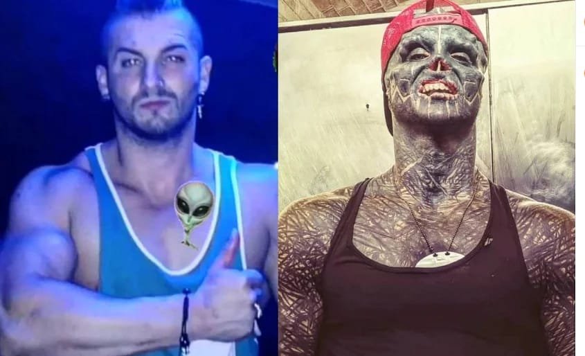 Alien negro homem amputar pernas alienígena