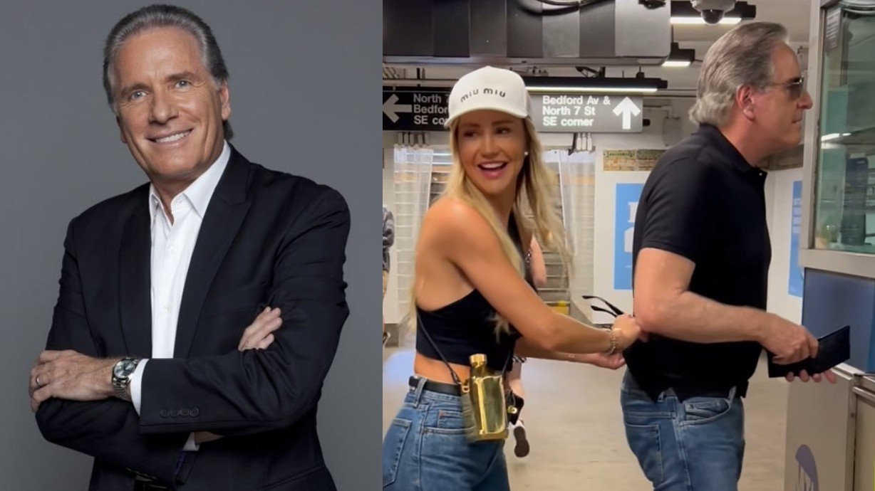 Roberto Justus vive "dia de pobre", anda de metrô em Nova York e vira meme