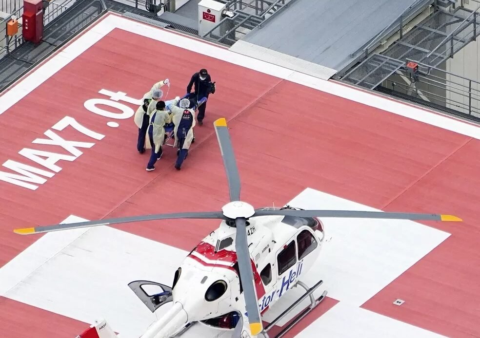 Shinzo Abe baleado helicóptero