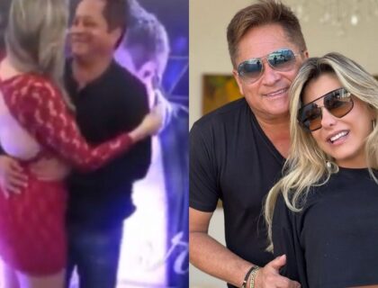 Imagem do post: Fã que beijou Leonardo diz estar recebendo xingamentos após vídeo viralizar, mas pontua: “Faria tudo novamente