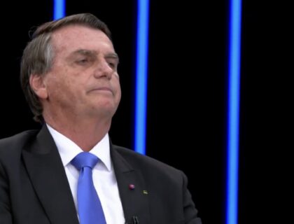 Imagem do post: Bolsonaro afirma que sua sabatina foi de ‘pronunciamento de Bonner’ e se diz satisfeito com entrevista