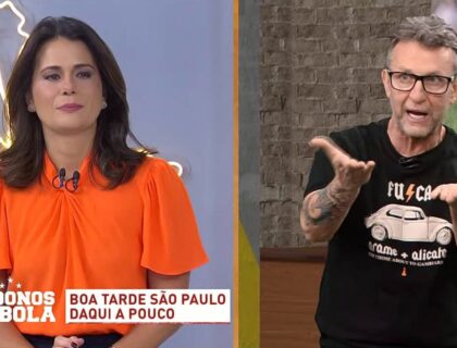 Imagem do post: Neto questiona jornalista ao vivo sobre ida de Bolsonaro a debate e cria saia-justa: “Pipocou?”