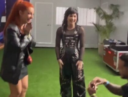 Imagem do post: Rock in Rio: Brenda Paixão é pedida em casamento na frente de Demi Lovato; veja vídeo