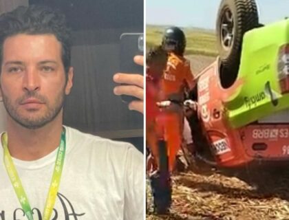 Imagem do post: Ator de ‘Pantanal’ sofre acidente no Rally dos Sertões; carro capotou