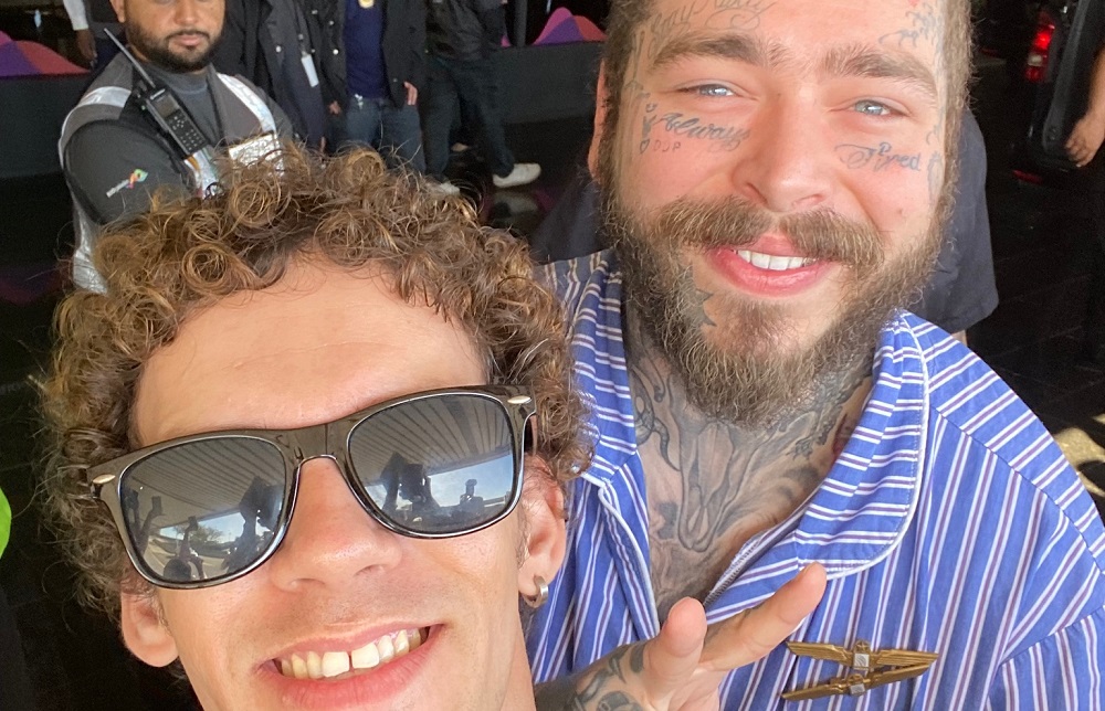 post malone chega no rio de janeiro