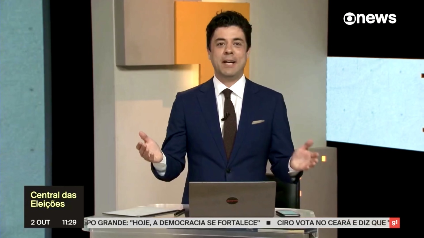 Imagem do post GloboNews fica entre os 10 canais mais vistos do Painel Nacional de Televisão