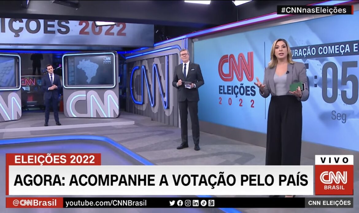 CNN Brasil sai à frente da GloboNews na cobertura das Eleições