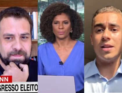 Imagem do post: Fugindo do debate? Nikolas Ferreira recebe ligações durante confronto com Boulos na CNN Brasil