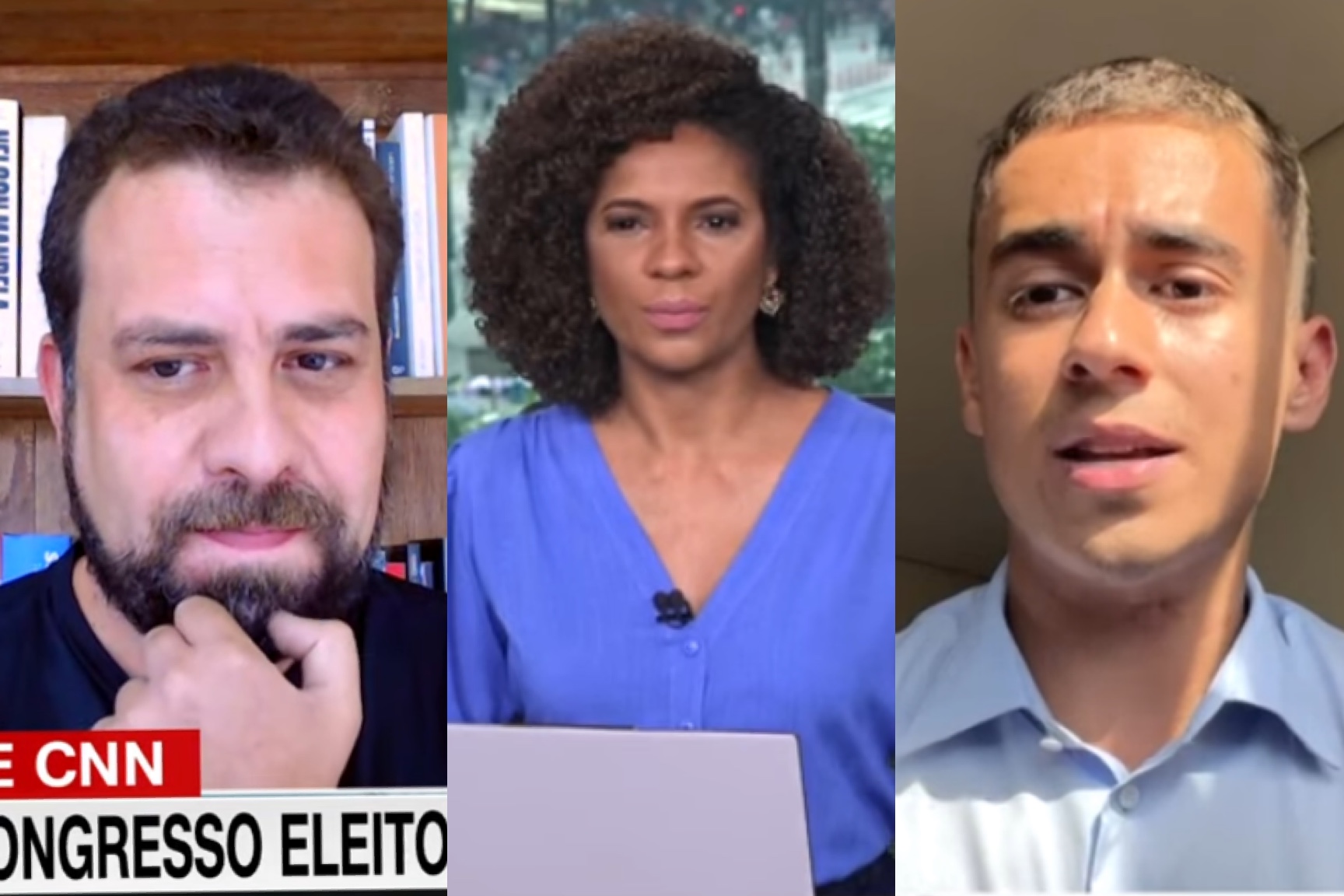 Imagem do post Fugindo do debate? Nikolas Ferreira recebe ligações durante confronto com Boulos na CNN Brasil