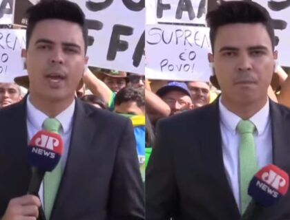 Imagem do post: Equipe da Jovem Pan News é hostilizada por bolsonaristas