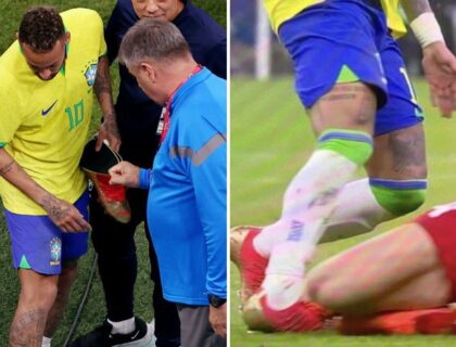 Imagem do post: Copa do Catar: Neymar machuca o tornozelo e assusta torcedores: “Que não seja grave”