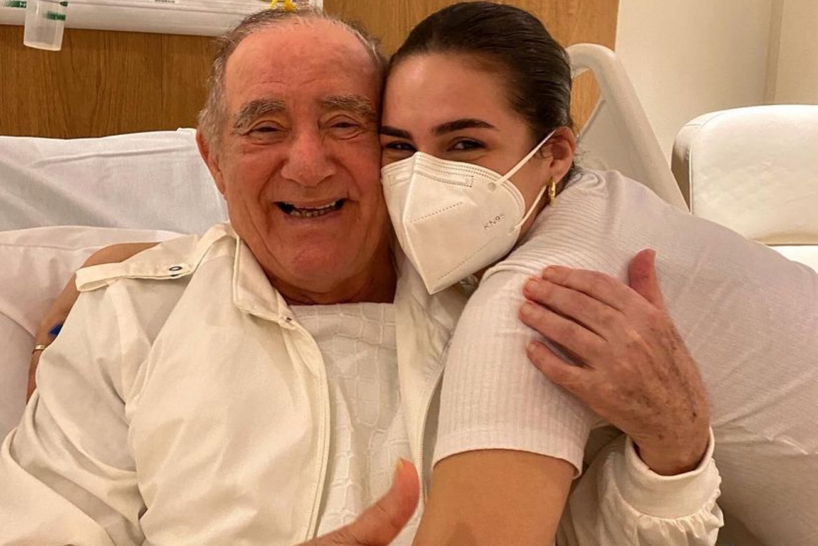 Lívia Aragão e Renato Aragão