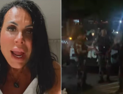 Imagem do post: Vídeo: Gretchen diz que foi ameaçada por policial armado em sua casa: “Quero providências”