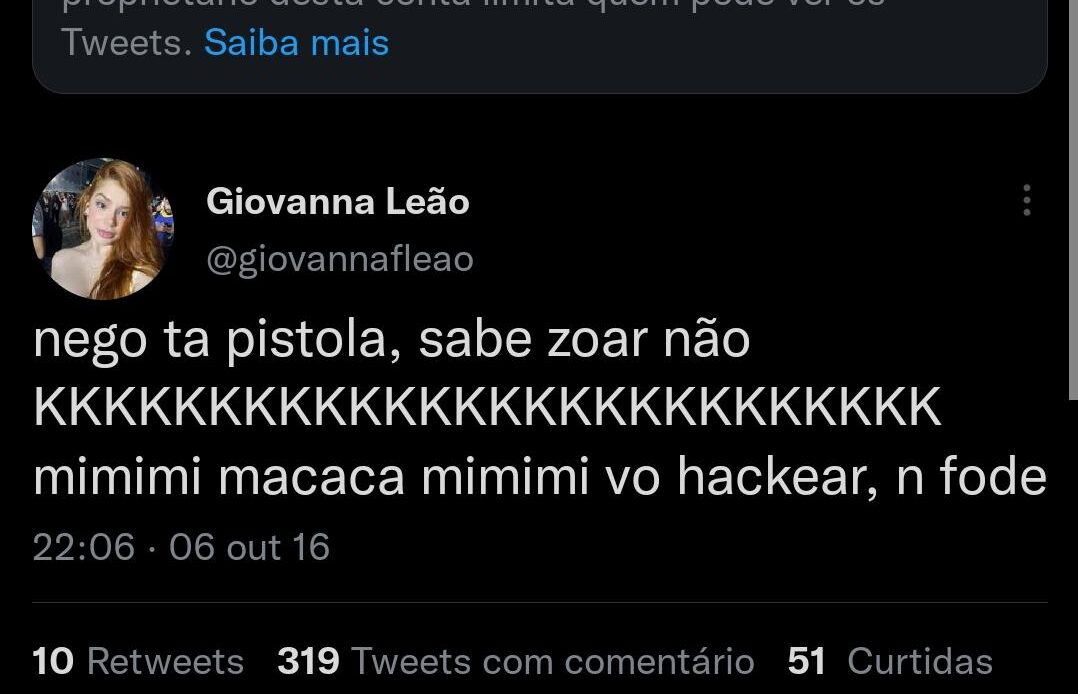 BBB23: Internautas resgatam post com conteúdo racista de Giovanna Leão, participante da Casa de Vidro