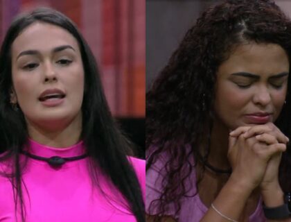 Imagem do post: BBB 23: Larissa expõe Paula e diz que a sister está desesperada: “Traíra”