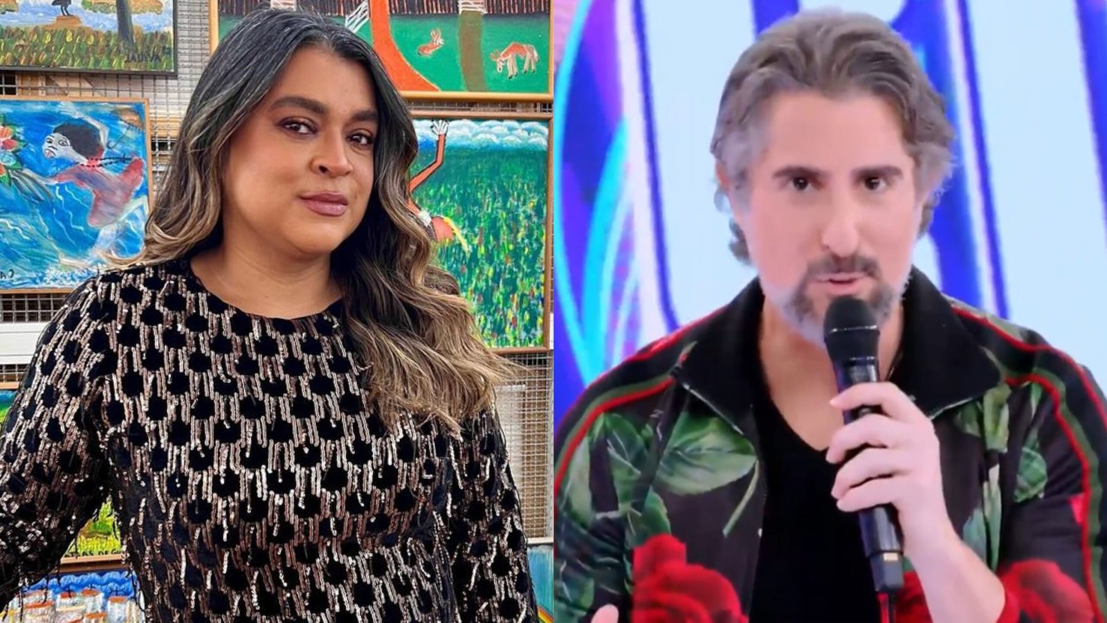 Preta Gil e Marcos Mion